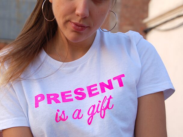 Present is a gift t-shirts